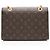 Borsa Victoire Chain in tela Monogram Louis Vuitton Marrone - vista 3