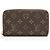 Cartera Compacta Zippy en Canvas Monogram Louis Vuitton Castaño