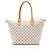Tote Louis Vuitton Damier Azur Saleya MM Blu - vista 3