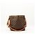 Louis Vuitton Monogram Noe GM Borsa a Secchiello Marrone Monogramma - vista 3