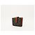 Céline Celine Cartera bi-fold en canvas Triomphe Castaño Monograma - vista 3