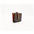 Céline Celine Cartera bi-fold en canvas Triomphe Castaño Monograma - vista 4