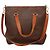 Céline Celine Macadam Canvas und Leder Shopper Braun Monogramm