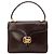 Céline Celine Triomphe Borsa a tracolla in pelle marrone scuro
