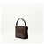 Céline Celine Triomphe Borsa a tracolla in pelle marrone scuro - vista 4