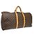 Louis Vuitton Keepall Bandouliere Monogram Canvas 60 Castaño - vista 2
