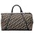 Christian Dior Borsa Boston Monogram Beige Blu scuro