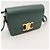 Céline Celine Triomphe Borsa a tracolla in pelle di vitello liscia color ottanio Verde - vista 8