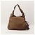 Gucci Borsa Hobo Monogram con Nappa in Bambù Marrone - vista 3