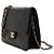 Borsa Chanel Classic Flap in pelle nera Nero