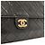 Borsa Chanel Classic Flap in pelle nera Nero - vista 7