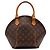Louis Vuitton Borsa Monogram Ellipse PM Marrone Monogramma