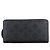 Portafoglio Louis Vuitton Zippy Mahina Nero