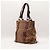 Borsa Tote Gucci in Tela Monogramma GG Marrone - vista 2