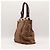 Borsa Tote Gucci in Tela Monogramma GG Marrone - vista 4