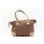 Borsa Tote Gucci in Tela Monogram con Charm a Cuore Marrone Beige - vista 3