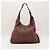 Gucci Bolso Hobo de piel marrón con borla de bambú Castaño - vista 3