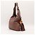 Gucci Bolso Hobo de piel marrón con borla de bambú Castaño - vista 4