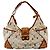 Louis Vuitton Monogram Multicolor Hobo Bag mit Nieten Weiß Mehrfarben