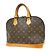 Borsa Louis Vuitton Alma Monogram Canvas PM Marrone - vista 2