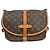 Louis Vuitton Saumur Monogram Canvas 30 Marrone - vista 2