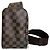 Sac bandoulière Louis Vuitton Geronimos en toile Damier Marron Multicolore - vue 2