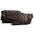 Sac bandoulière Louis Vuitton Geronimos en toile Damier Marron Multicolore - vue 3