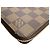 Louis Vuitton Zippy Wallet aus Damier Canvas Braun Mehrfarben Damier ebene - Ansicht 5