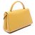 Borsa a tracolla in pelle Bottega Veneta Giallo - vista 2