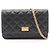 Chanel 2.55 Matelassé Mini Shoulder Bag Negro