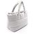 Borsa Tote Reversibile Chanel Coco Cocoon GM Argento Blu navy - vista 2