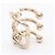 Timeless Earcuff Chanel placcato oro con strass Bianco D'oro - vista 2