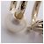 Timeless Earcuff Chanel placcato oro con strass Bianco D'oro - vista 4