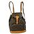 Louis Vuitton Vintage Montsouris Monogram Canvas MM Castaño