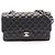 Borsa a tracolla Chanel Matelassé Double Flap Nero