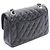 Borsa a tracolla Chanel Matelassé Double Flap Nero - vista 2