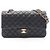 Borsa a Spalla Chanel Matelassé Double Flap Nero