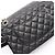Borsa a Spalla Chanel Matelassé Double Flap Nero - vista 9