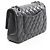 Borsa a tracolla Chanel Matelassé Double Flap Nero - vista 2