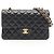 Borsa a Spalla Chanel Matelassé Double Flap Nero