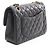 Borsa a Spalla Chanel Matelassé Double Flap Nero - vista 2