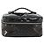 Beauty case vintage Chanel in vernice Nero