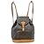 Louis Vuitton Montsouris Monogram Canvas MM Marrone