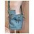 Lancel Le Huit borsa a secchiello in pelle blu - vista 15