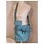 Lancel Le Huit borsa a secchiello in pelle blu - vista 16