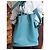Lancel Le Huit borsa a secchiello in pelle blu - vista 2