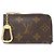 Monedero marrón Louis Vuitton Castaño