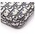 Pochette verticale Dior Saddle de Christian Dior Noir Beige Bleu Marine - vue 5