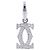 Collana con pendente in oro bianco 18K Cartier