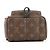 Zaino Louis Vuitton Monogram Palm Springs MINI Nero Monogramma - vista 4